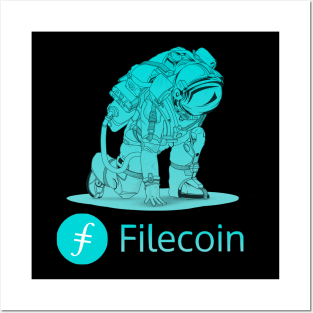 Filecoin Crypto coin Crytopcurrency Posters and Art